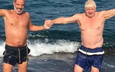 El padre de Johnson hechizado por Puglia: “Le diré a mi hijo Boris que venga aquí a relajarse”