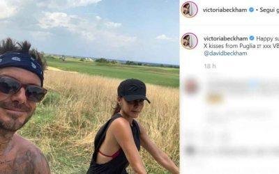 David and Victoria Beckham are on holiday in Puglia: that’s where