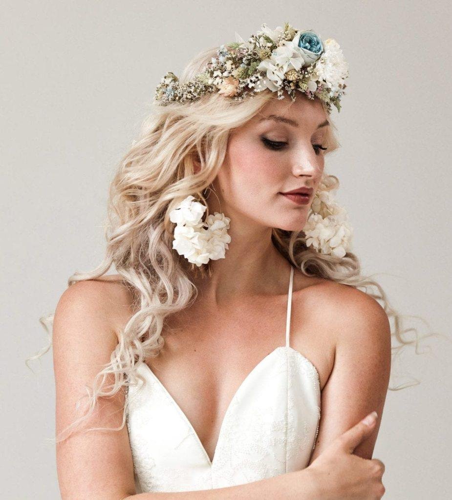 bride with Flower crowns