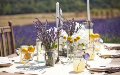 Boda de limón y lavanda, aromas del mediterráneo