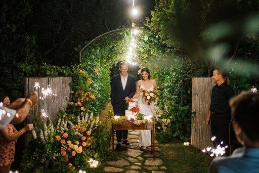 Boda en el jardín