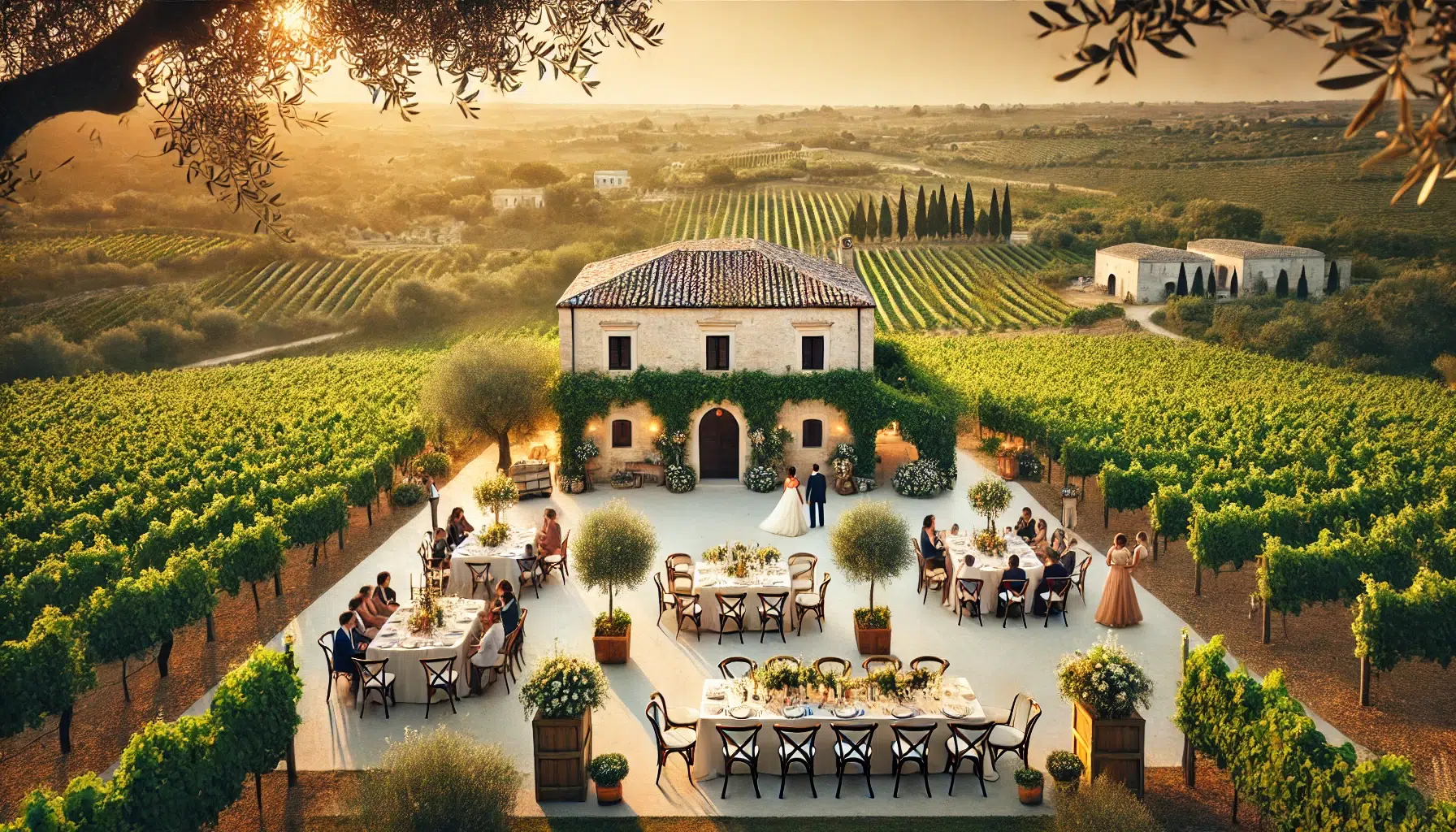 Vineyard weddings in Puglia