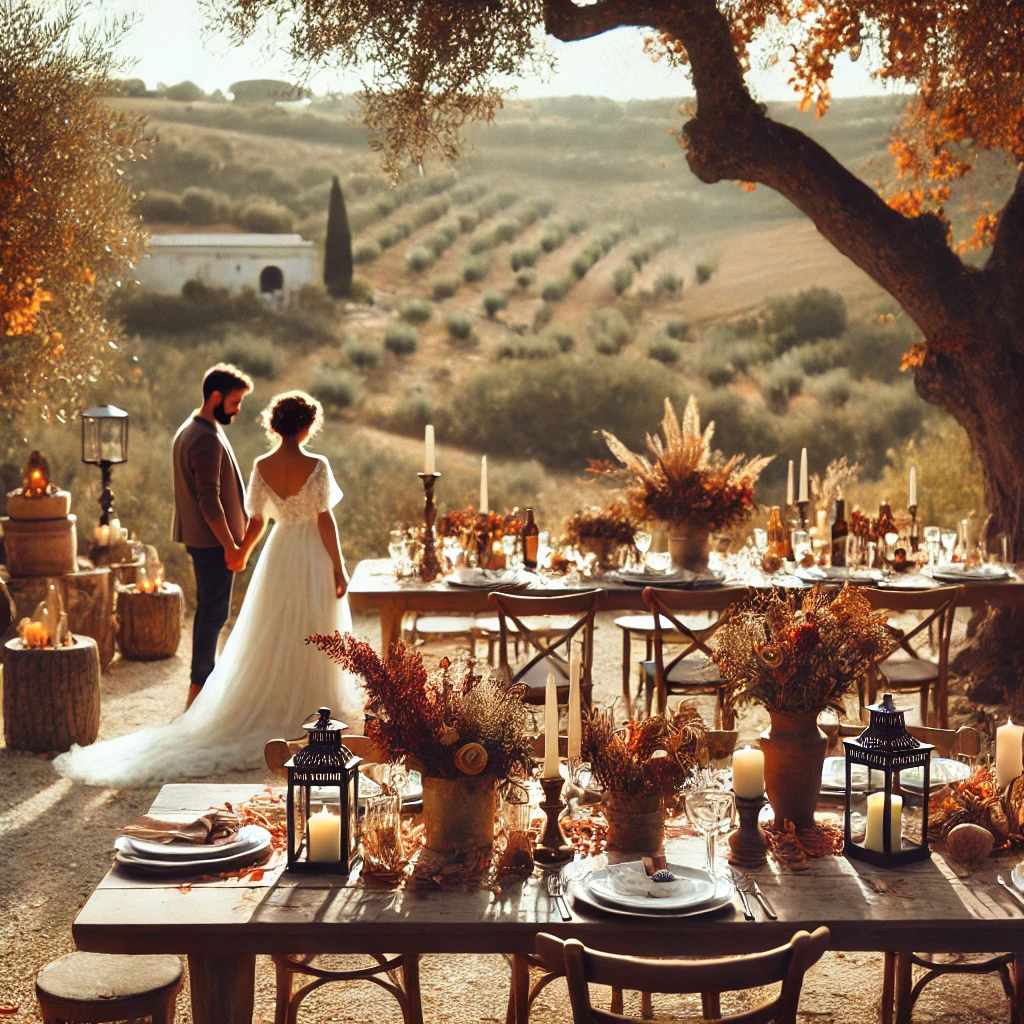 rustic fall wedding