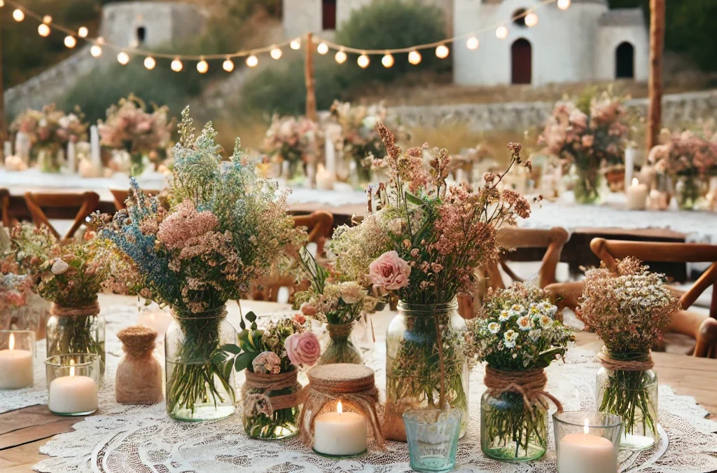 Idéias de decoração de casamento faça você mesmo para sua celebração na Apúlia