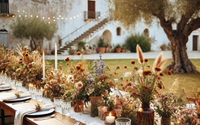 Ahorro en catering y bebidas para su boda en Apulia