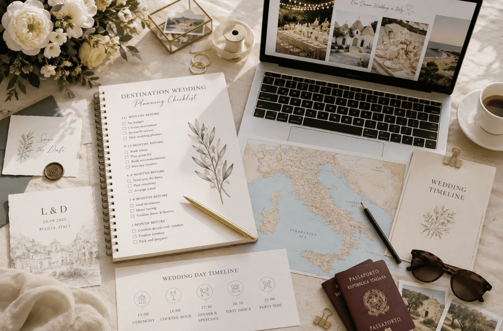 Checkliste für die Planung einer Hochzeit im Ausland – Eine Schritt-für-Schritt-Anleitung
