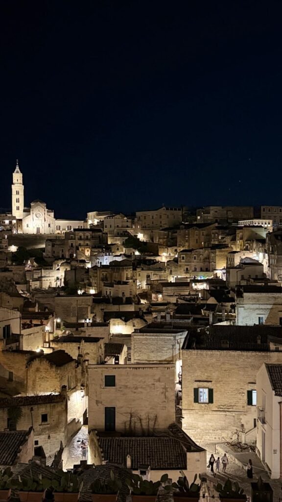 Lua de mel romântica em Matera, Itália